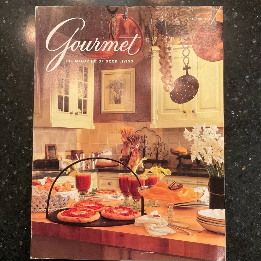 Two Gourmet Magazines - March 1989 and April 1992